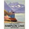 Simplon Line - Vintage Swiss Travel Poster Prints product 1